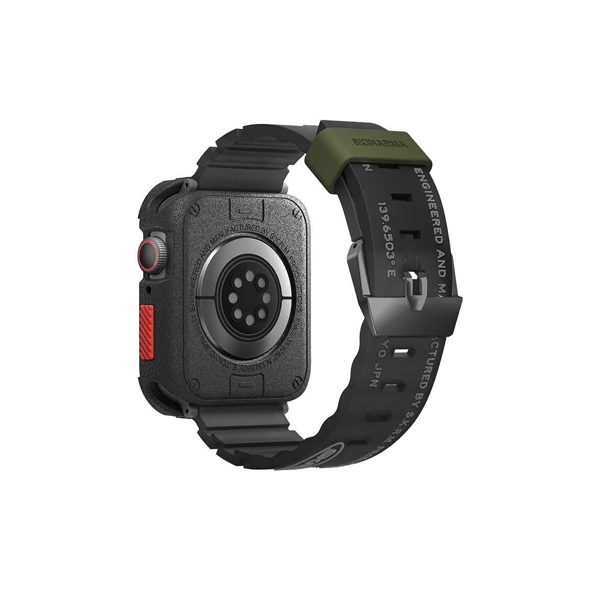 Foto 5 pulgar | Correa Para Apple Watch 46 Mm Negro Shokku De Skinarma