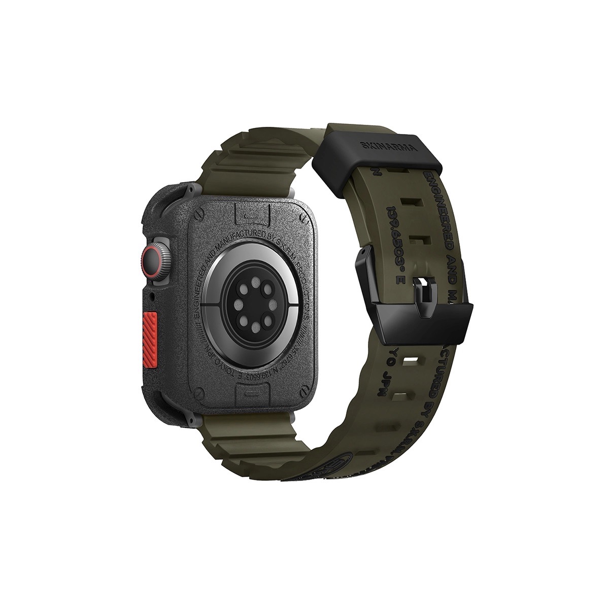 Foto 5 pulgar | Correa Para Apple Watch 46 Mm Verde Olivo Shokku De Skinarma