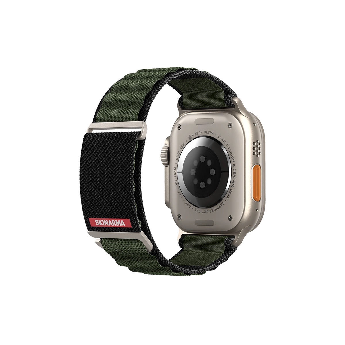 Foto 4 pulgar | Correa para Apple Watch 46  45 44  42 mm Verde Olivo