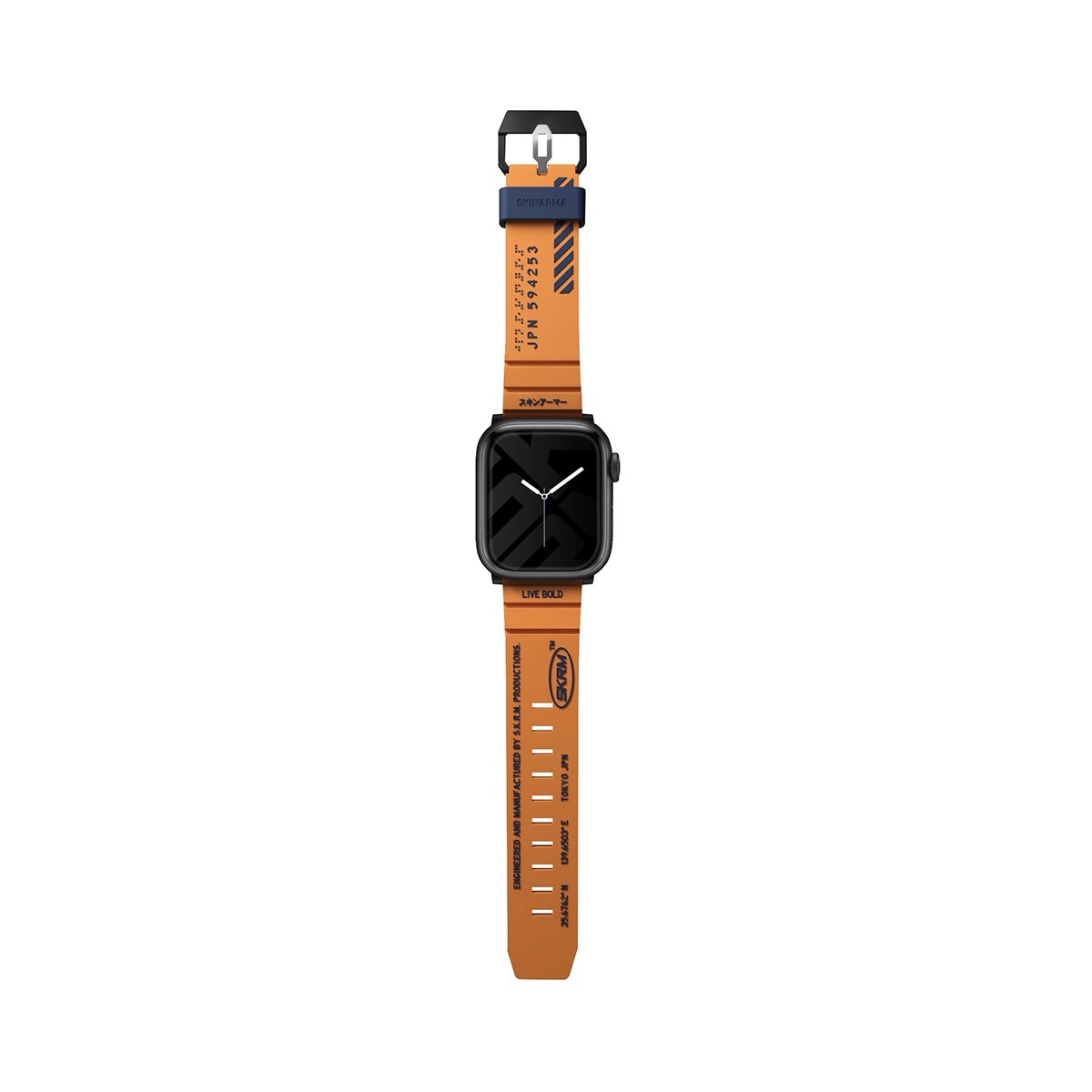 Foto 2 pulgar | Correa Para Apple Watch 46 Mm Naranja Shokku De Skinarma