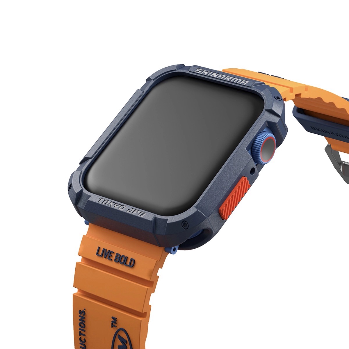 Foto 4 pulgar | Correa Para Apple Watch 46 Mm Naranja Shokku De Skinarma