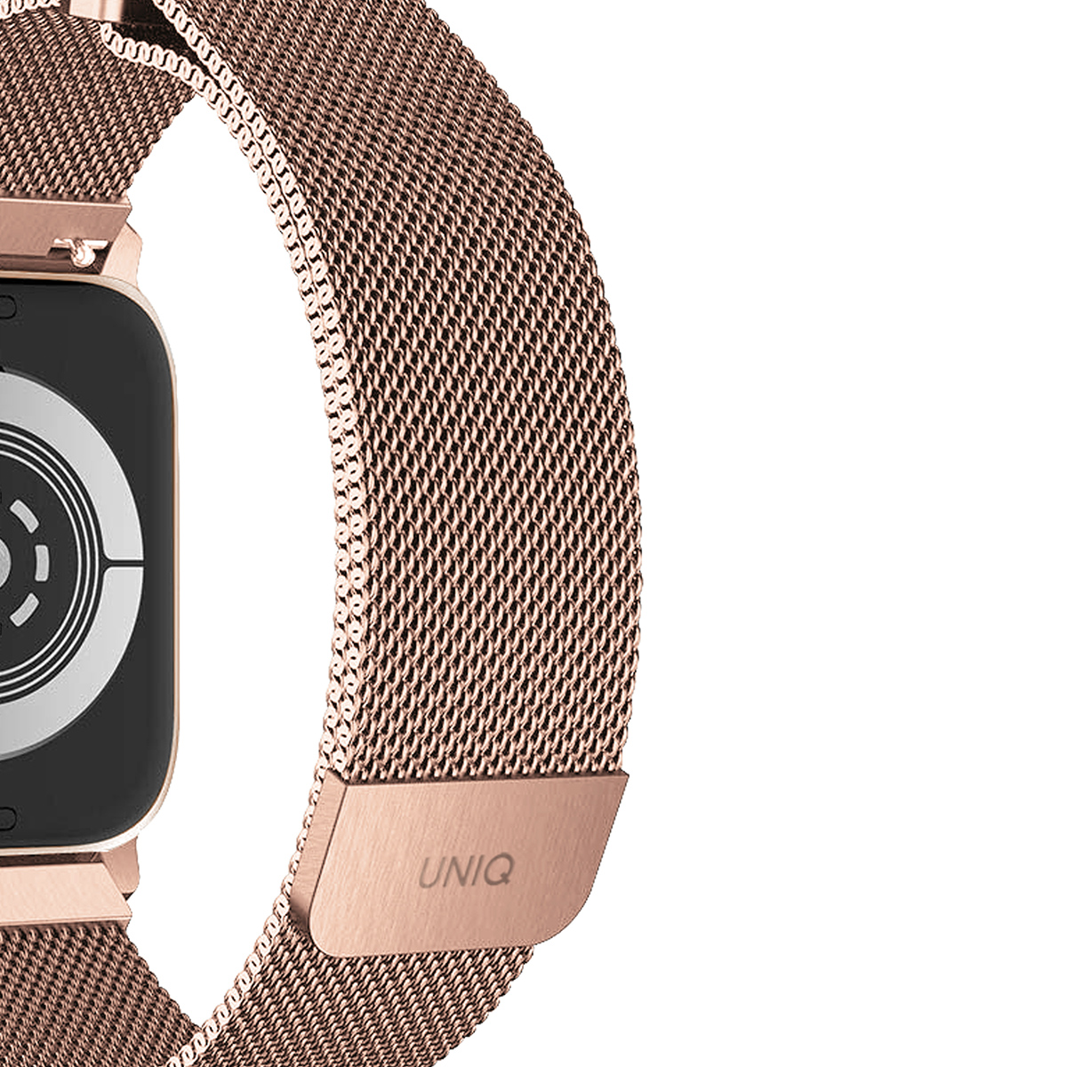 Foto 4 pulgar | Correa Dante de Acero Inoxidable para Apple Watch 42  41  40 38 mm