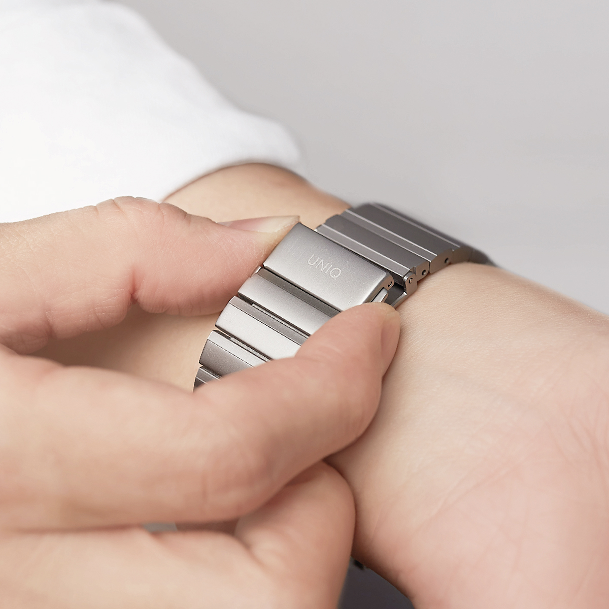 Foto 3 | Correa de Acero Inoxidable para Apple Watch  Ultra 49 mm