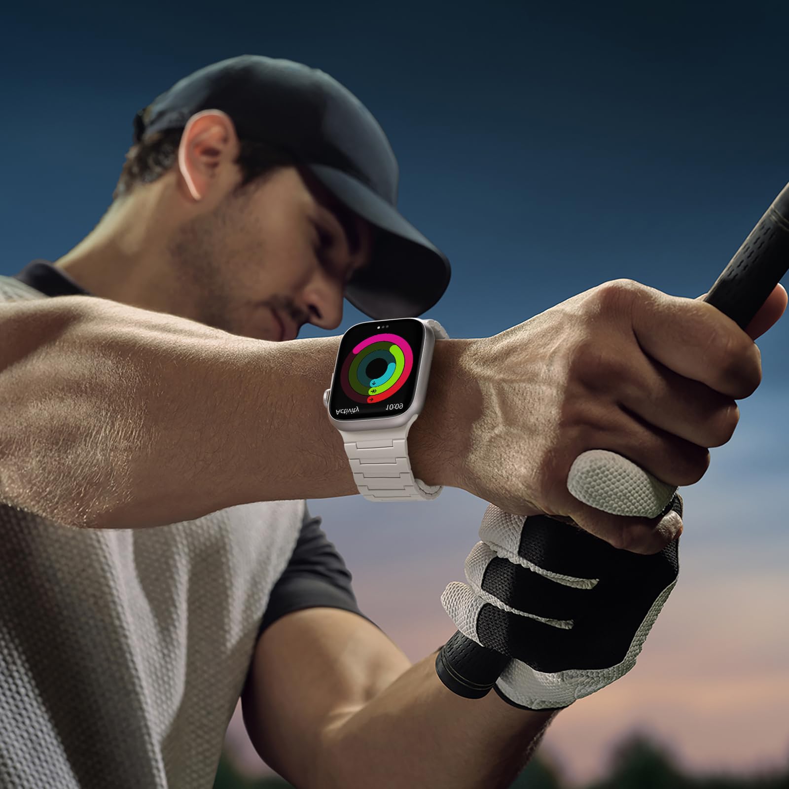 Foto 8 pulgar | Correa De Reloj Snblk Magnética Compatible Con Apple Watch Series 9 42/41/40/38 Mm - Venta Internacional.