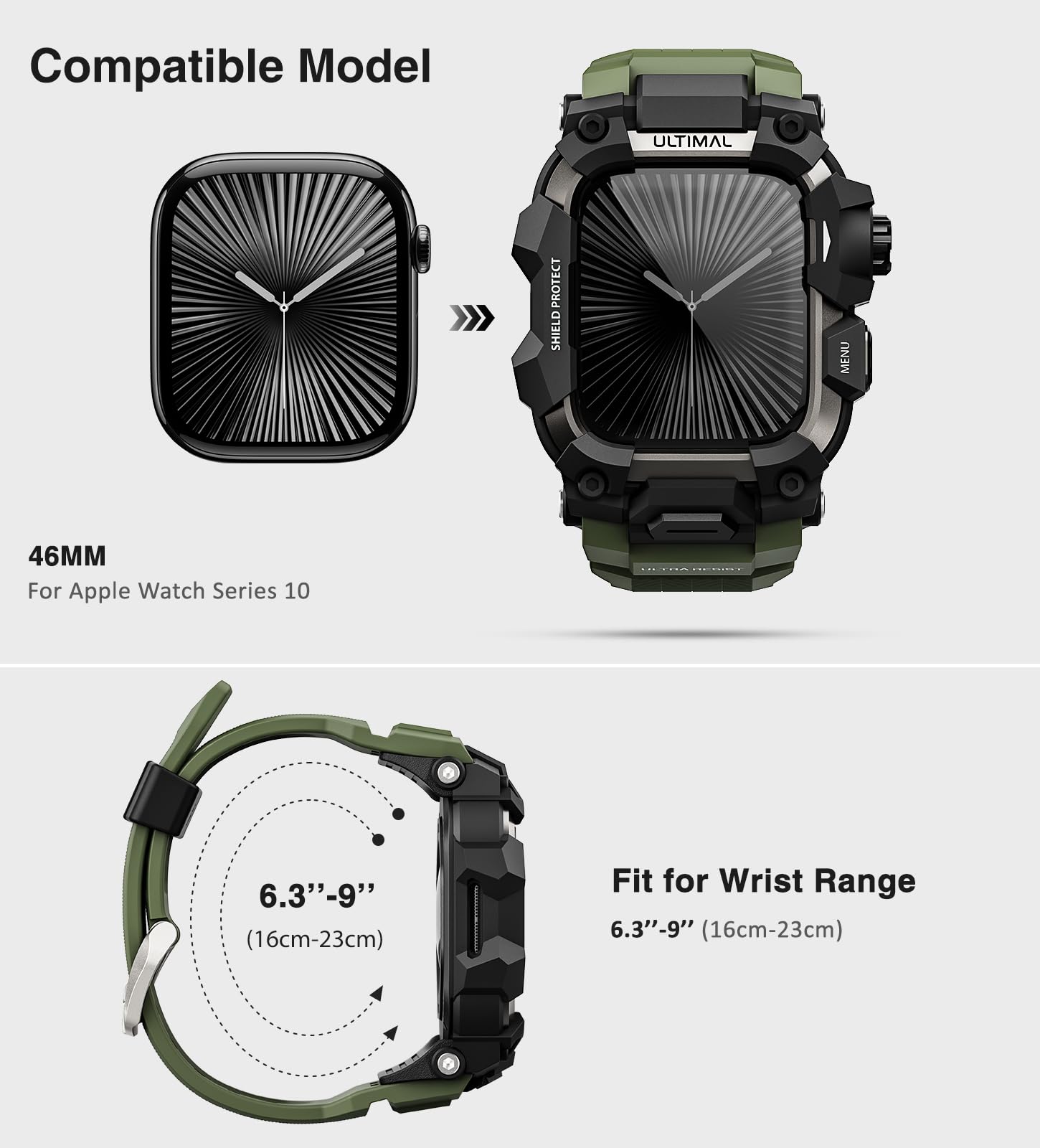 Foto 2 | Correa Ultimal Rugged para Apple Watch - Venta Internacional