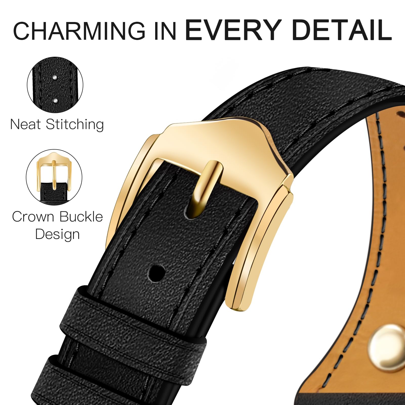 Foto 6 pulgar | Correa de Piel Jr.dm para Apple Watch- Venta Internacional