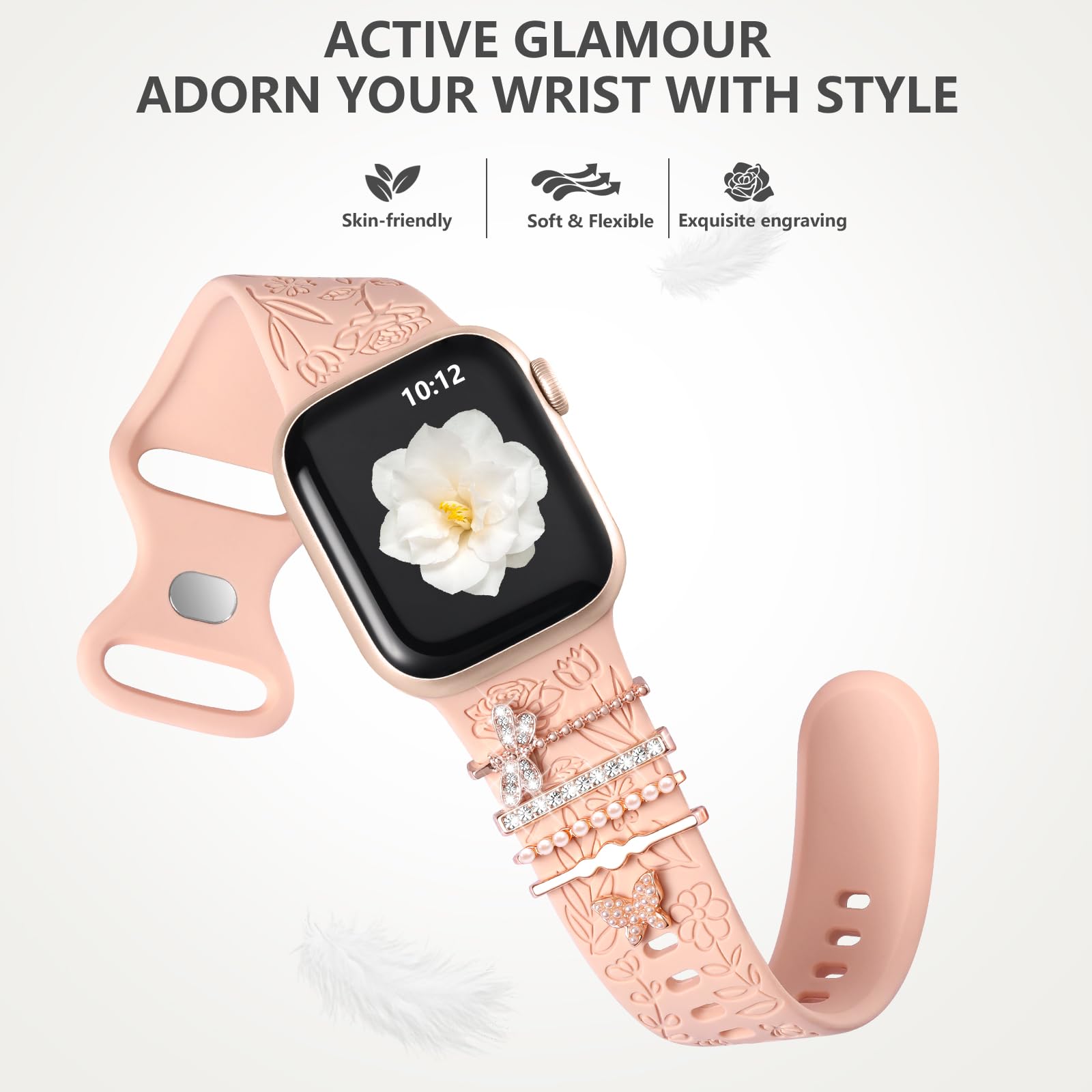 Foto 6 pulgar | Correa DaQin Rosa para Apple 40 mm - Venta Internacional