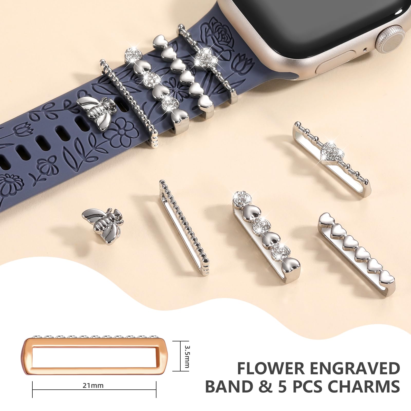 Foto 5 pulgar | Correa DaQin Azul para Apple Watch 40 mm - Venta Internacional