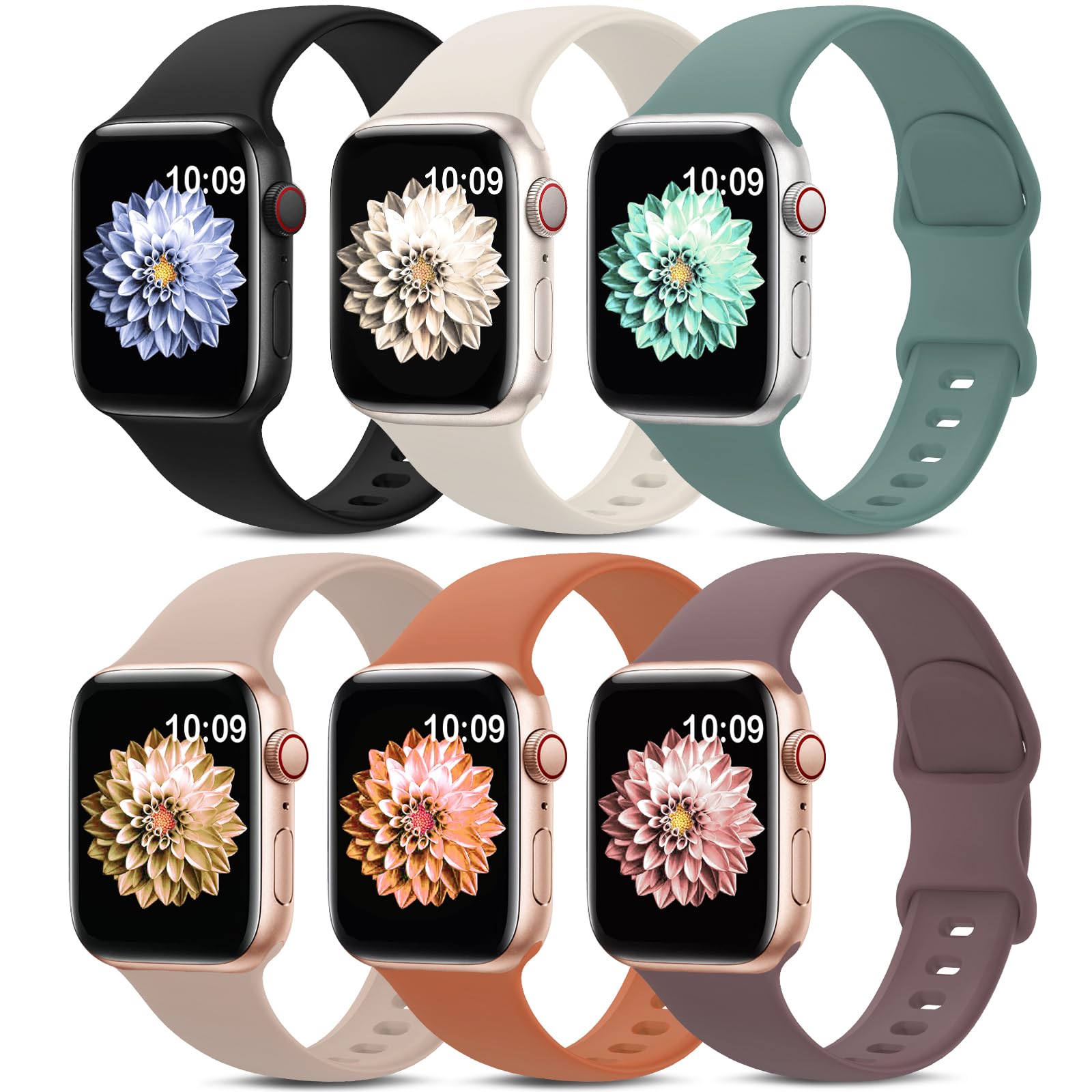 Foto 2 pulgar | Correas para Apple Watch 6 Piezas Amsky - Venta Internacional