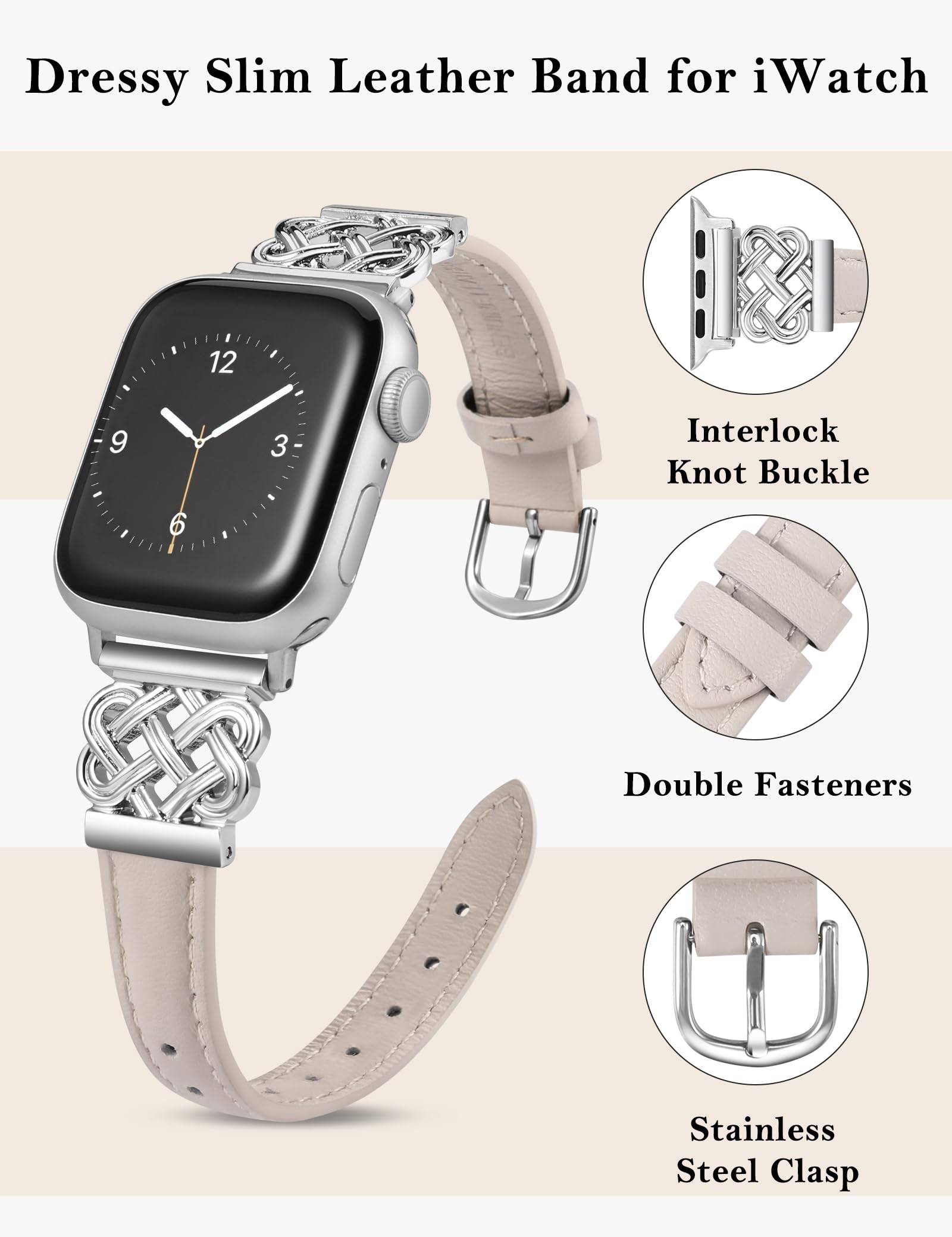 Foto 3 pulgar | Correa Toyouths para Apple Watch de 42 mm-Venta Internacional