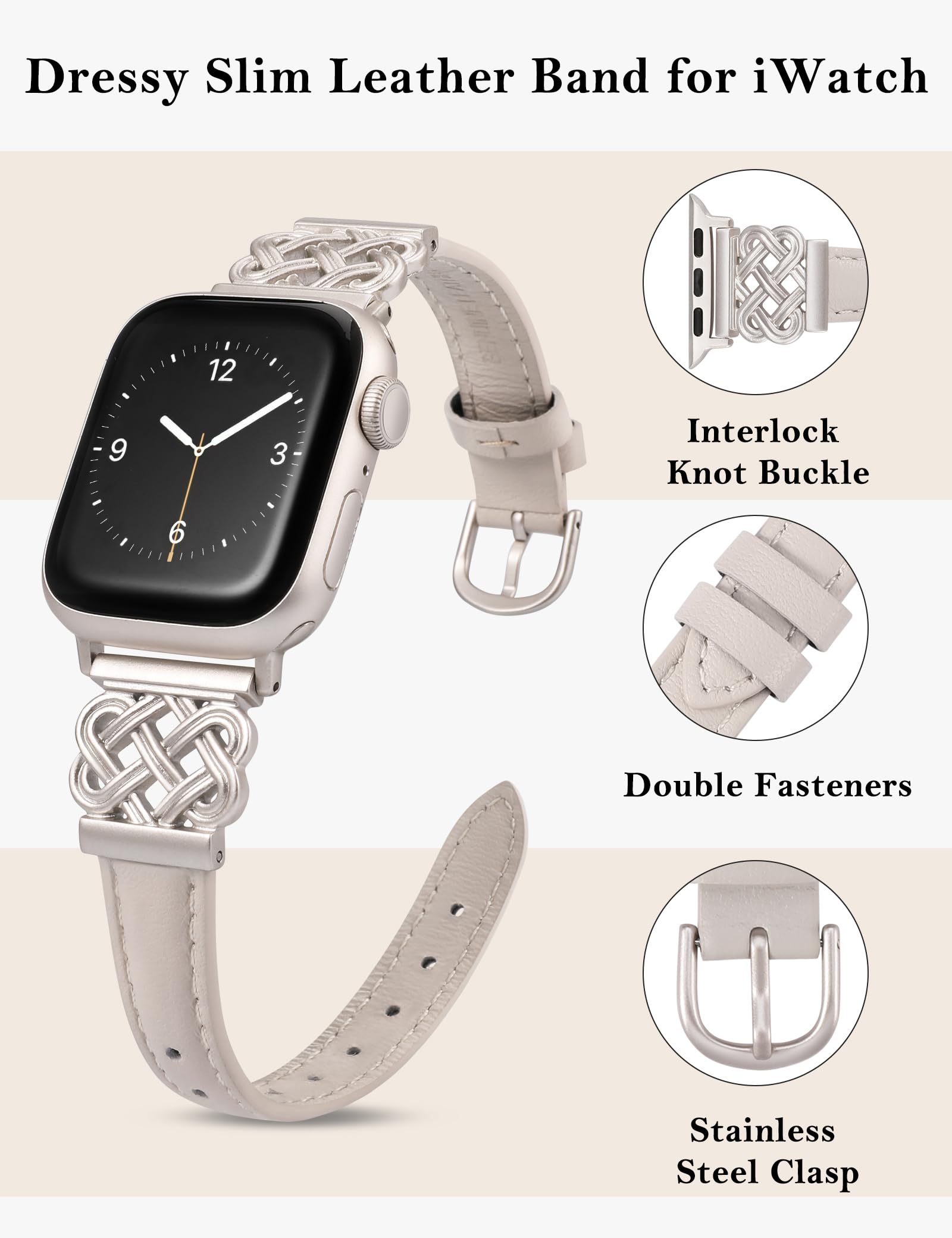 Foto 3 pulgar | Correa de Reloj Toyouths de Piel para Mujer - Venta Internacional