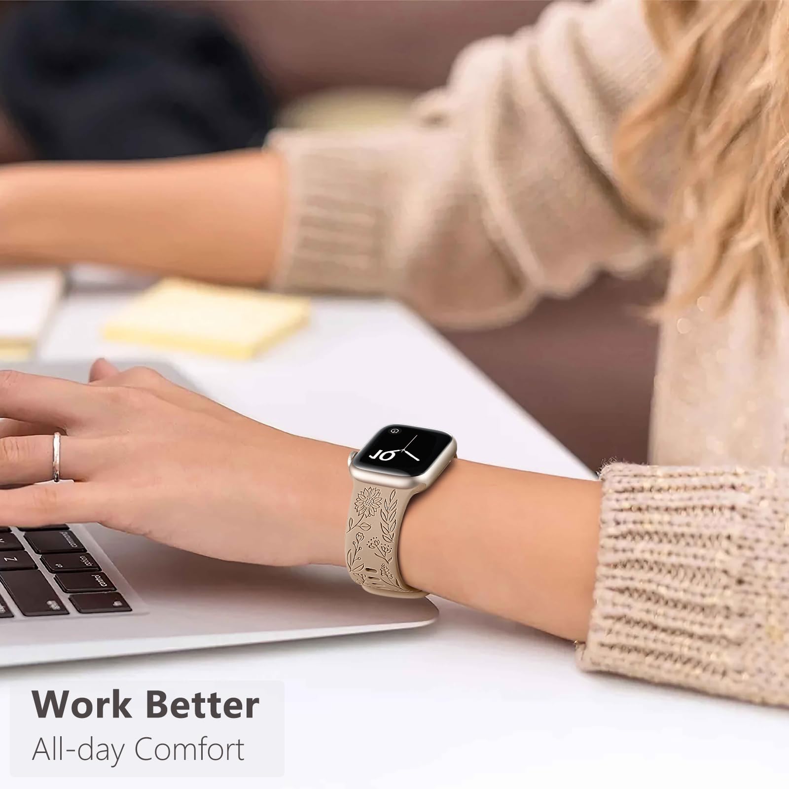 Foto 7 pulgar | Las Correas De Reloj Son Fácilmente Compatibles Con El Apple Watch De 40 Mm A 49 Mm. - Venta Internacional.