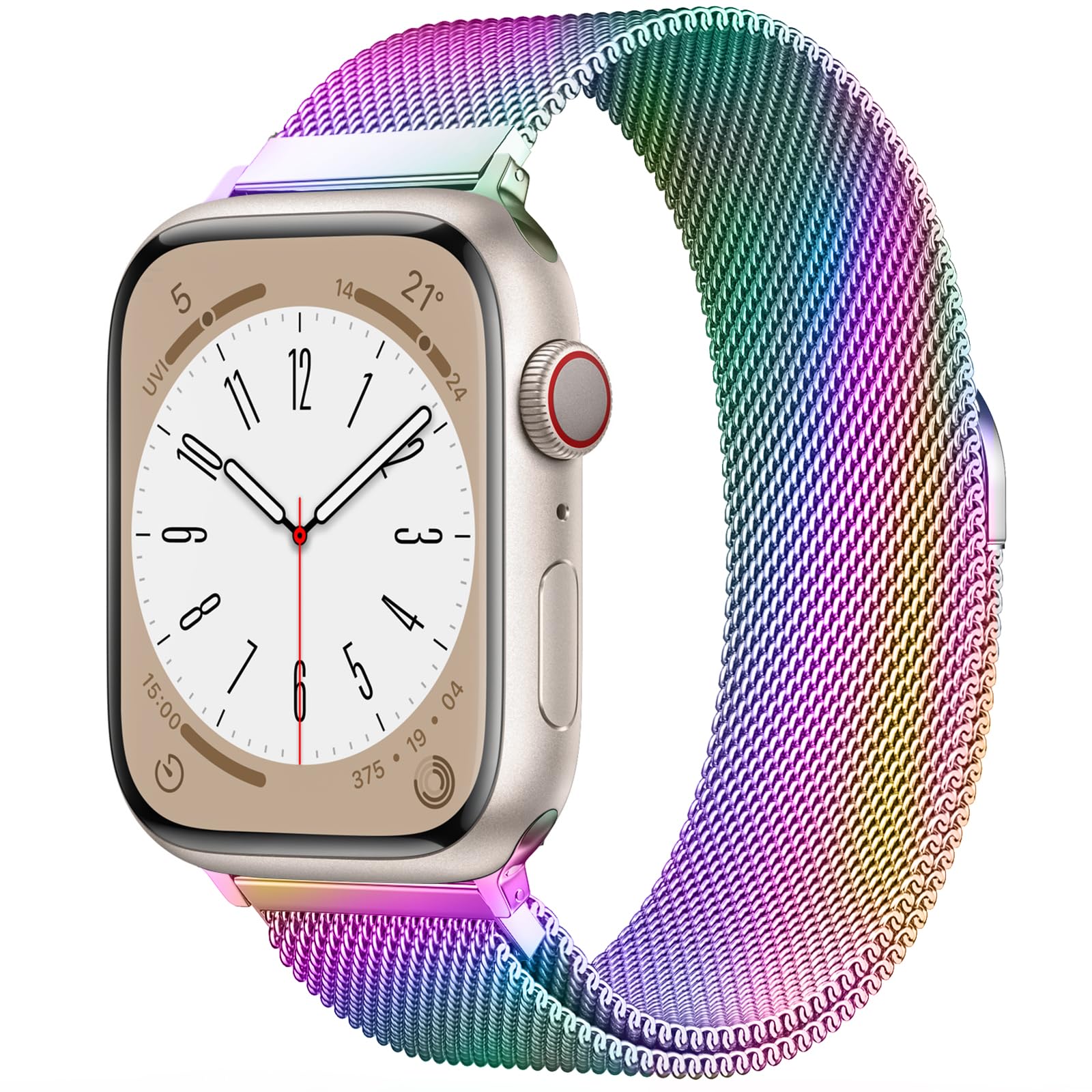 Foto 1 | Correa De Reloj Brg Milanese Loop De Acero Inoxidable 38-49 Mm Apple - Venta Internacional.