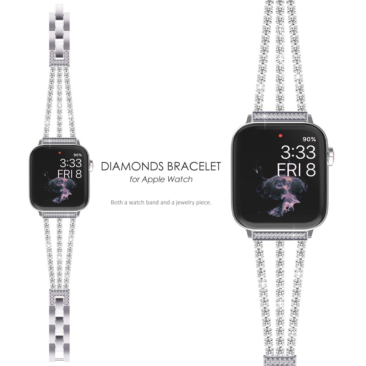 Foto 2 | Correa De Reloj Newways Compatible Con Apple Serie 10-3 De 42 Mm/41 Mm - Venta Internacional.