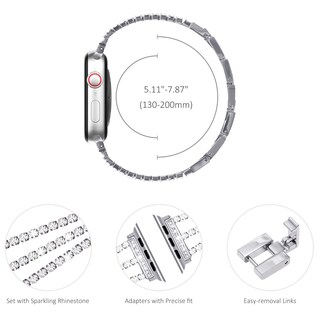 Foto 3 | Correa De Reloj Newways Compatible Con Apple Serie 10-3 De 42 Mm/41 Mm - Venta Internacional.