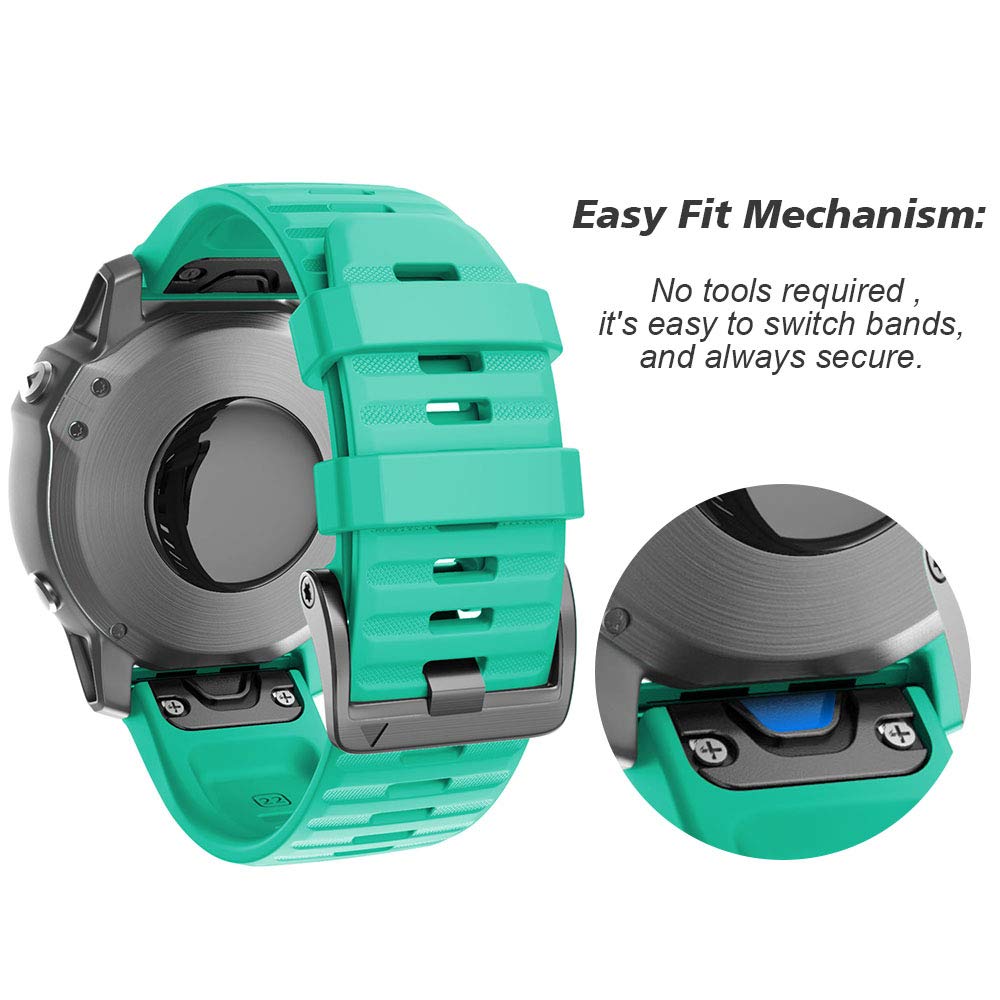 Foto 3 | Correa Notocity Compatibles con Fenix 6  Verde- Venta Internacional