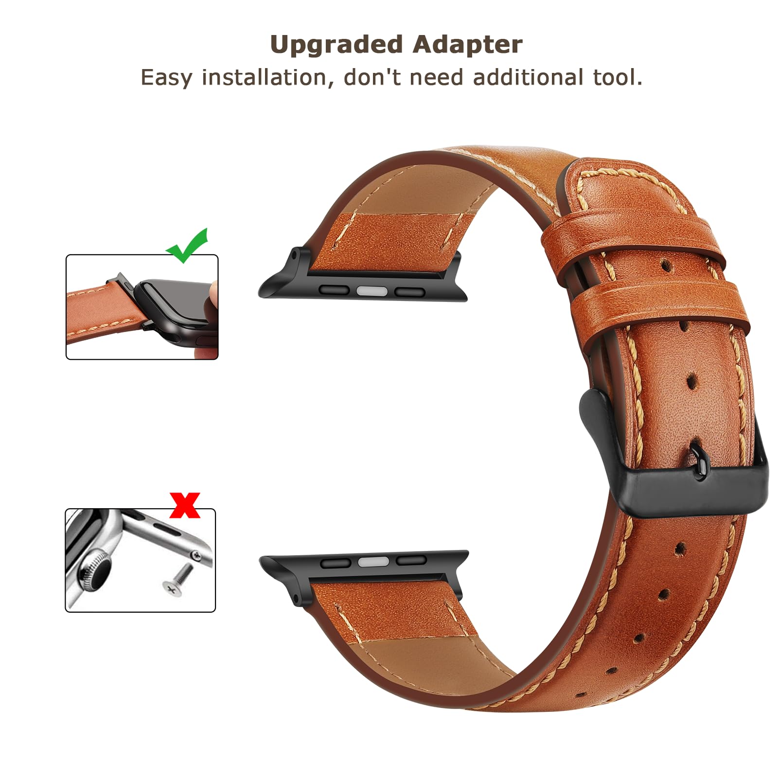 Foto 4 pulgar | Correa Tasikar para Apple Watch de 42 mm-Venta Internacional