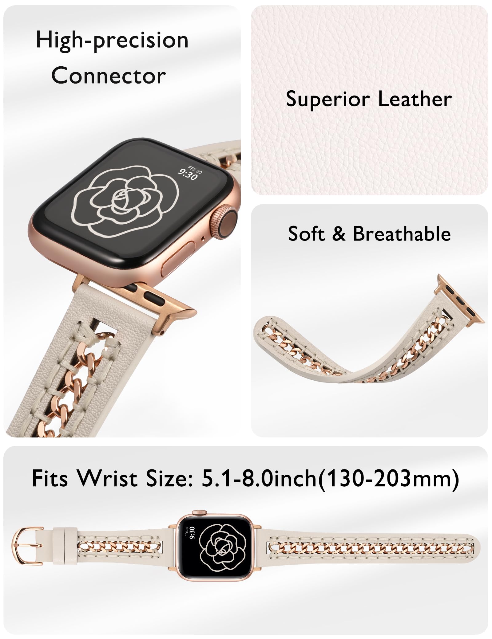 Foto 4 pulgar | Correa Minyee para Apple Watch de 49 mm-Venta Internacional