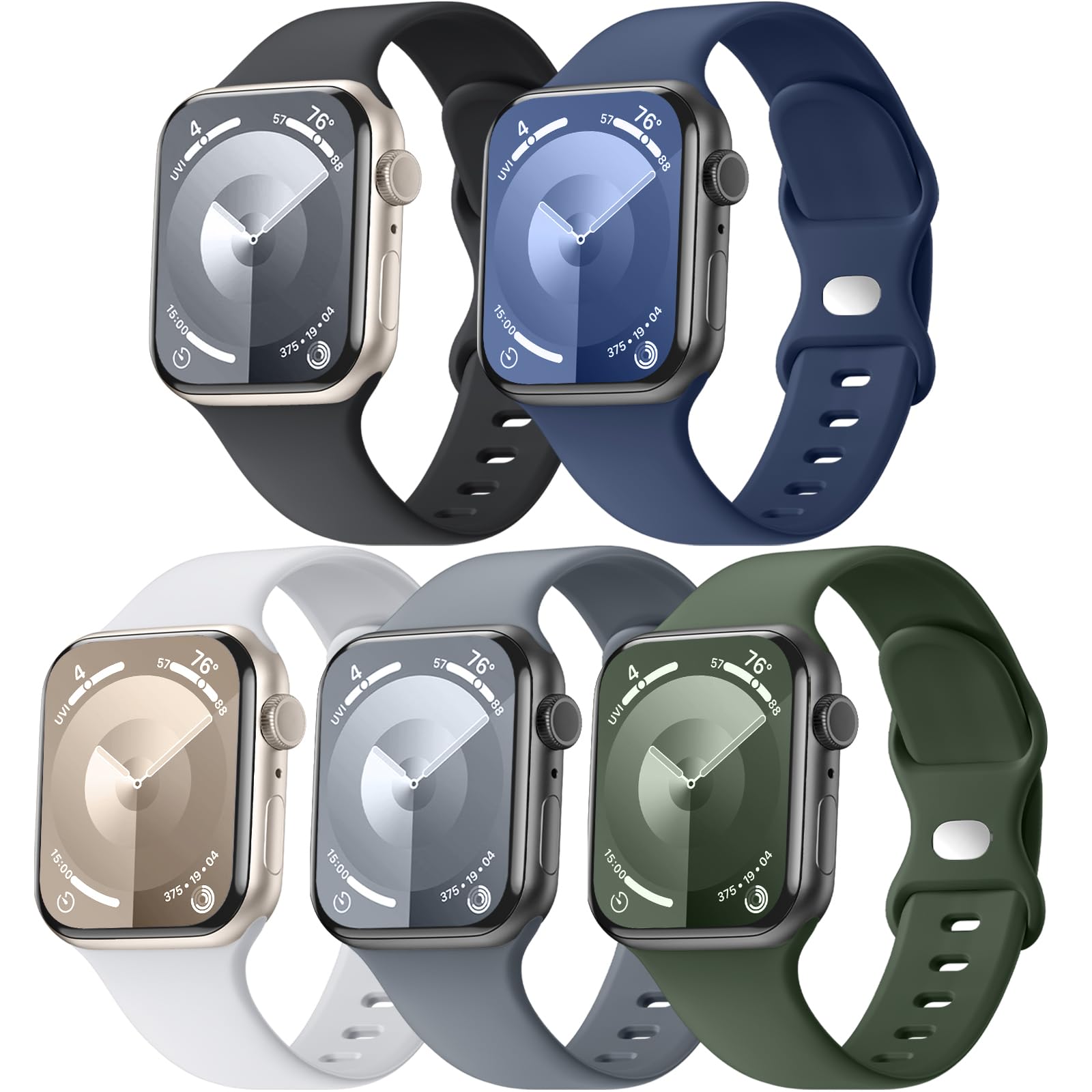 Foto 2 pulgar | Correas Maledan 6 Piezas para Apple Watch-Venta Internacional