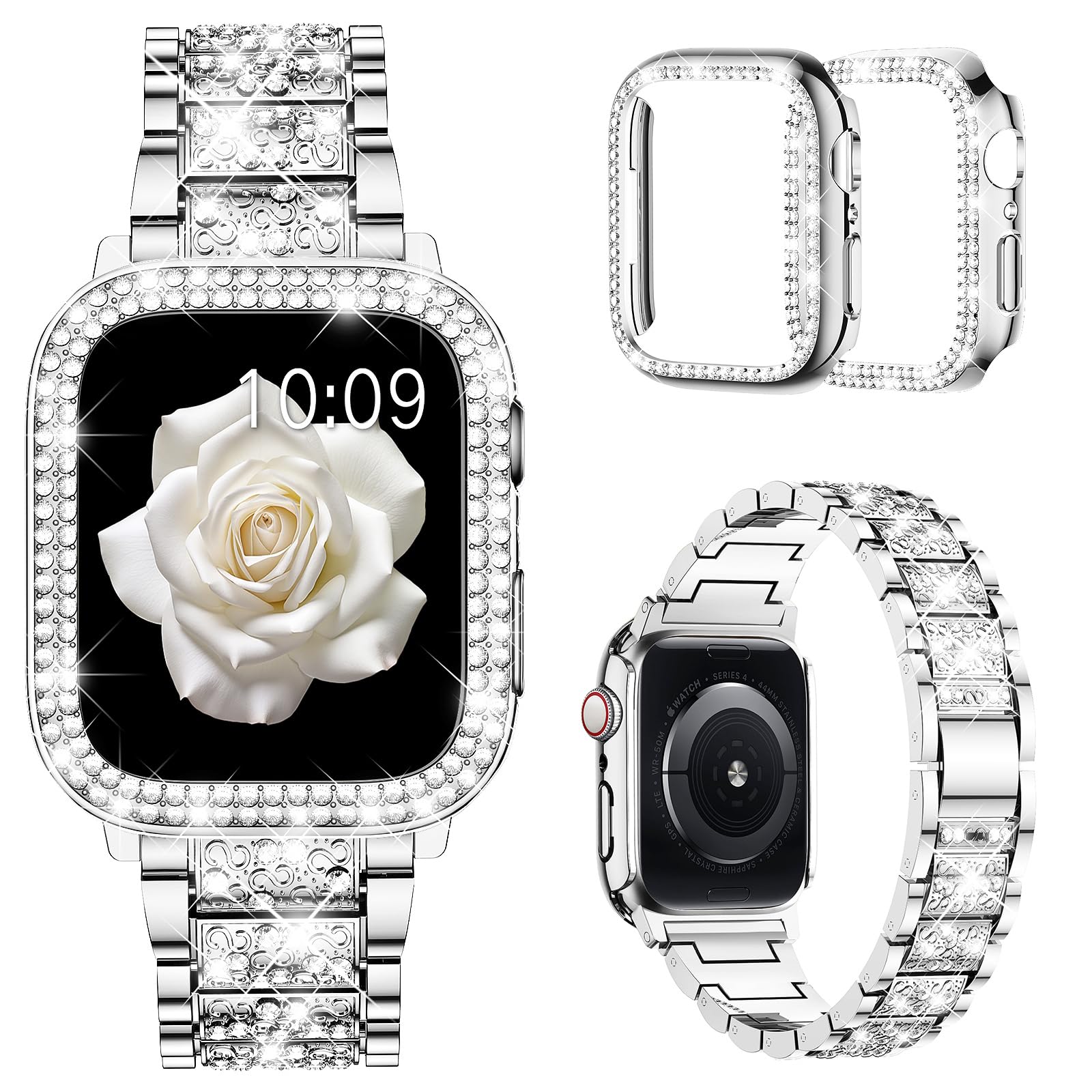 Correa De Reloj Mosonio Compatible Con La Funda Apple S10 + De 42 Mm - Venta Internacional.