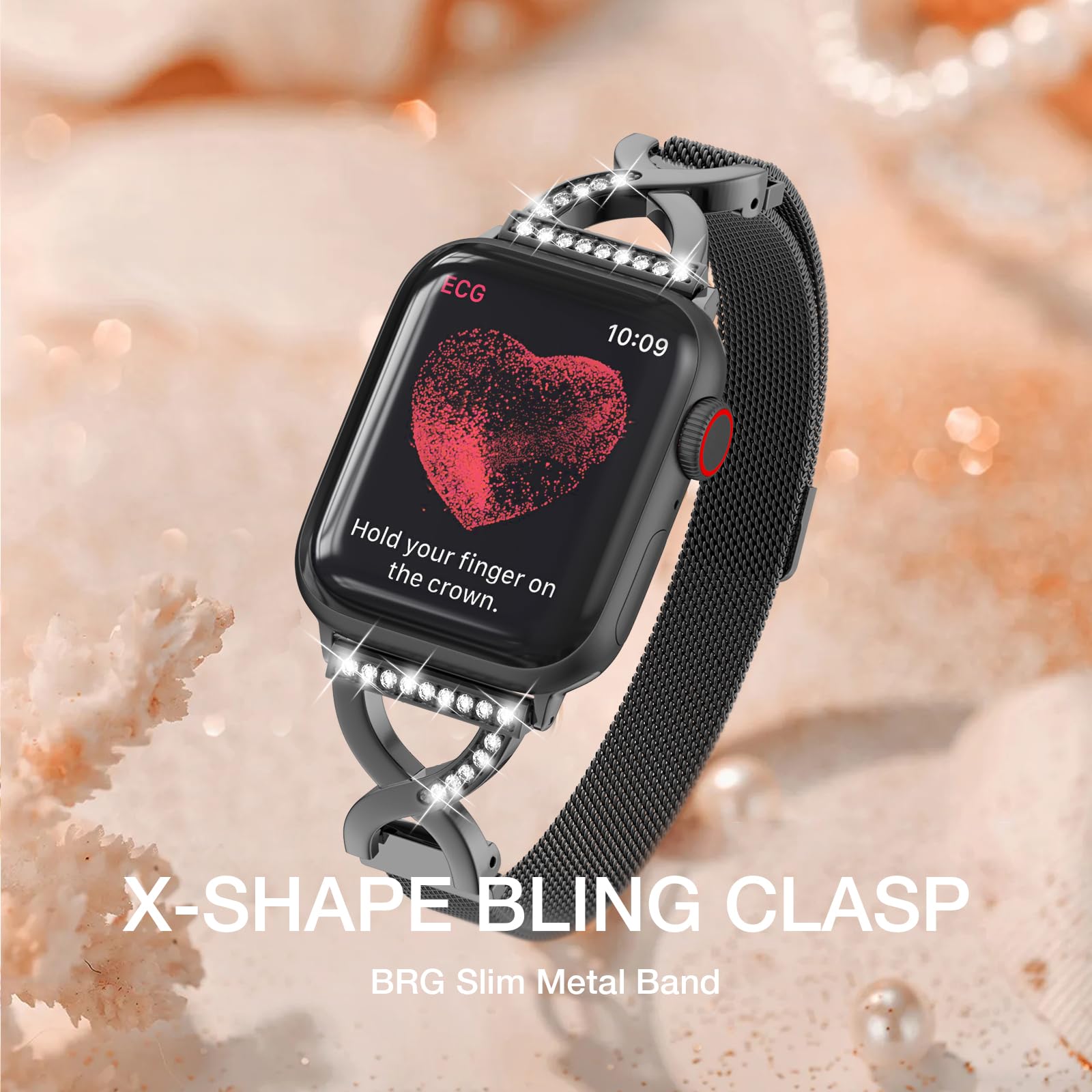 Foto 3 pulgar | Correa Brg para Apple Watch Acero Inoxidable - Venta Internacional