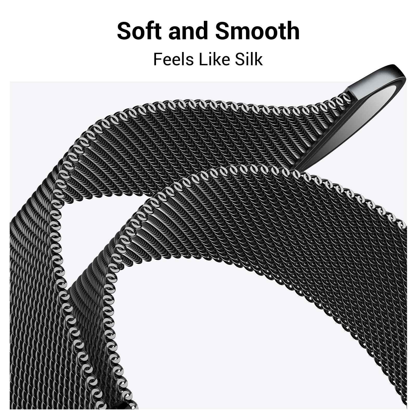 Foto 3 pulgar | Correa Wanliss Metal Milanese Loop para Apple Watch - Venta Internacional