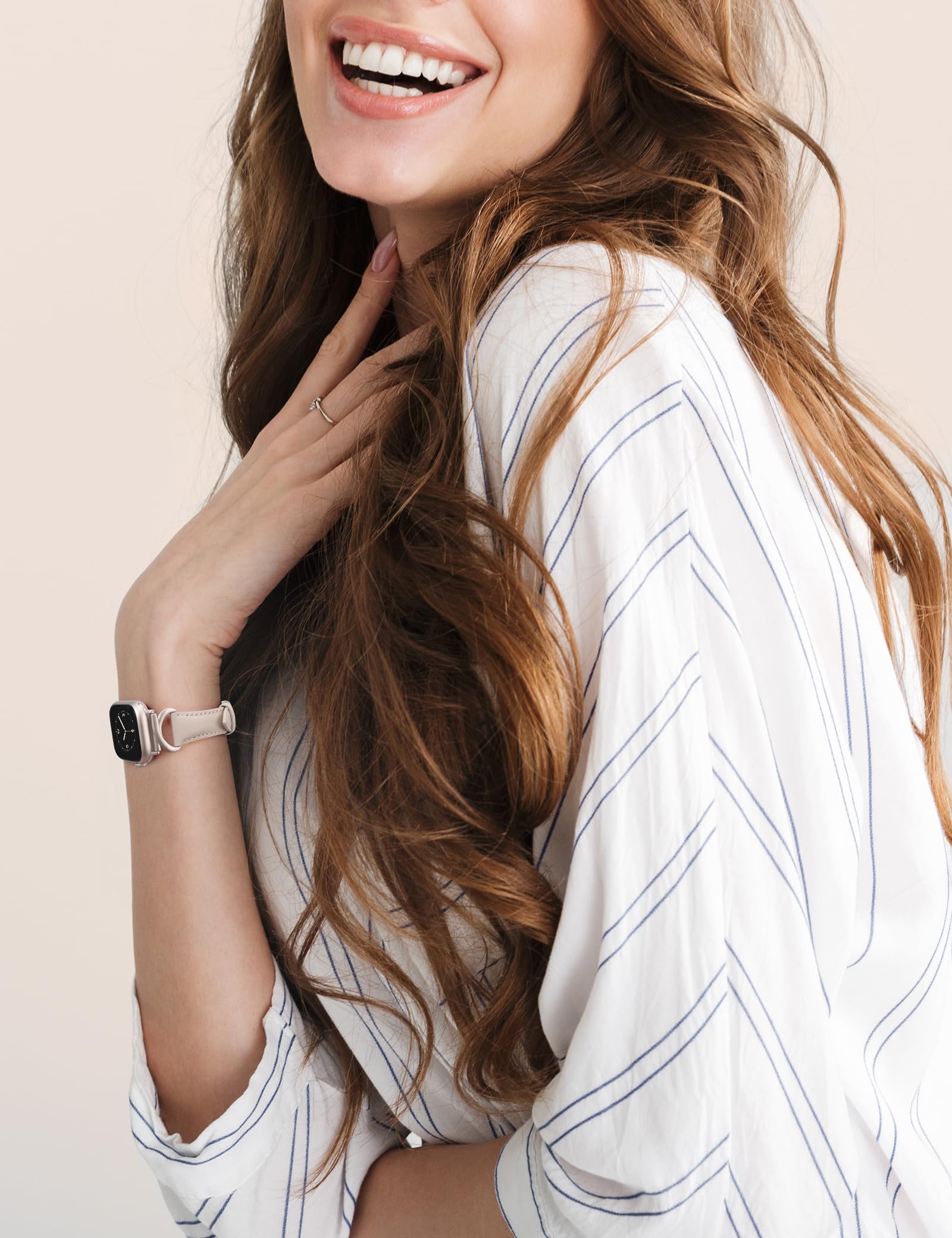 Foto 5 | Correa Minyee Leather  para Apple Watch - Venta Internacional