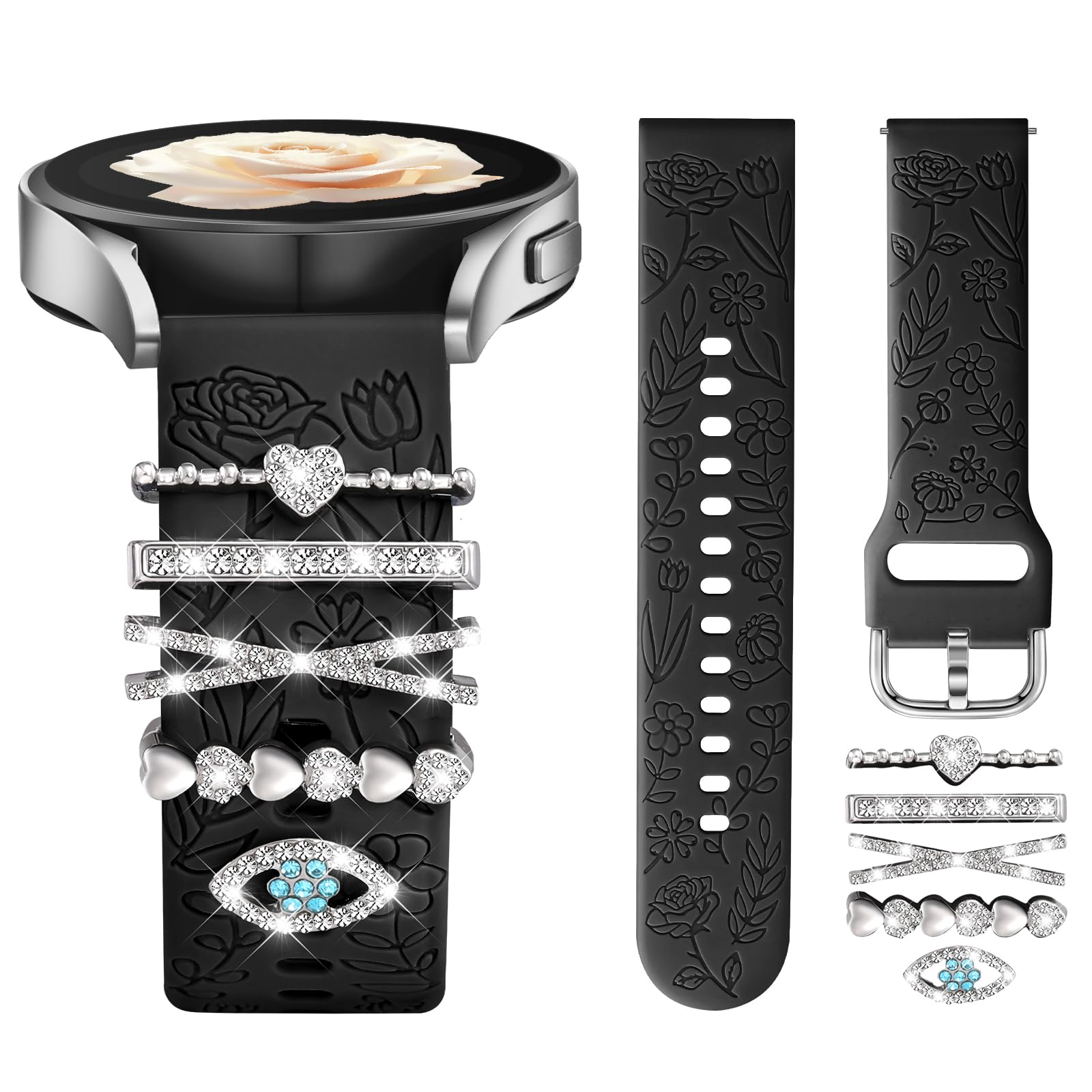 Foto 2 pulgar | Correa DaQin Negra para Samsung 40/44 mm - Venta Internacional