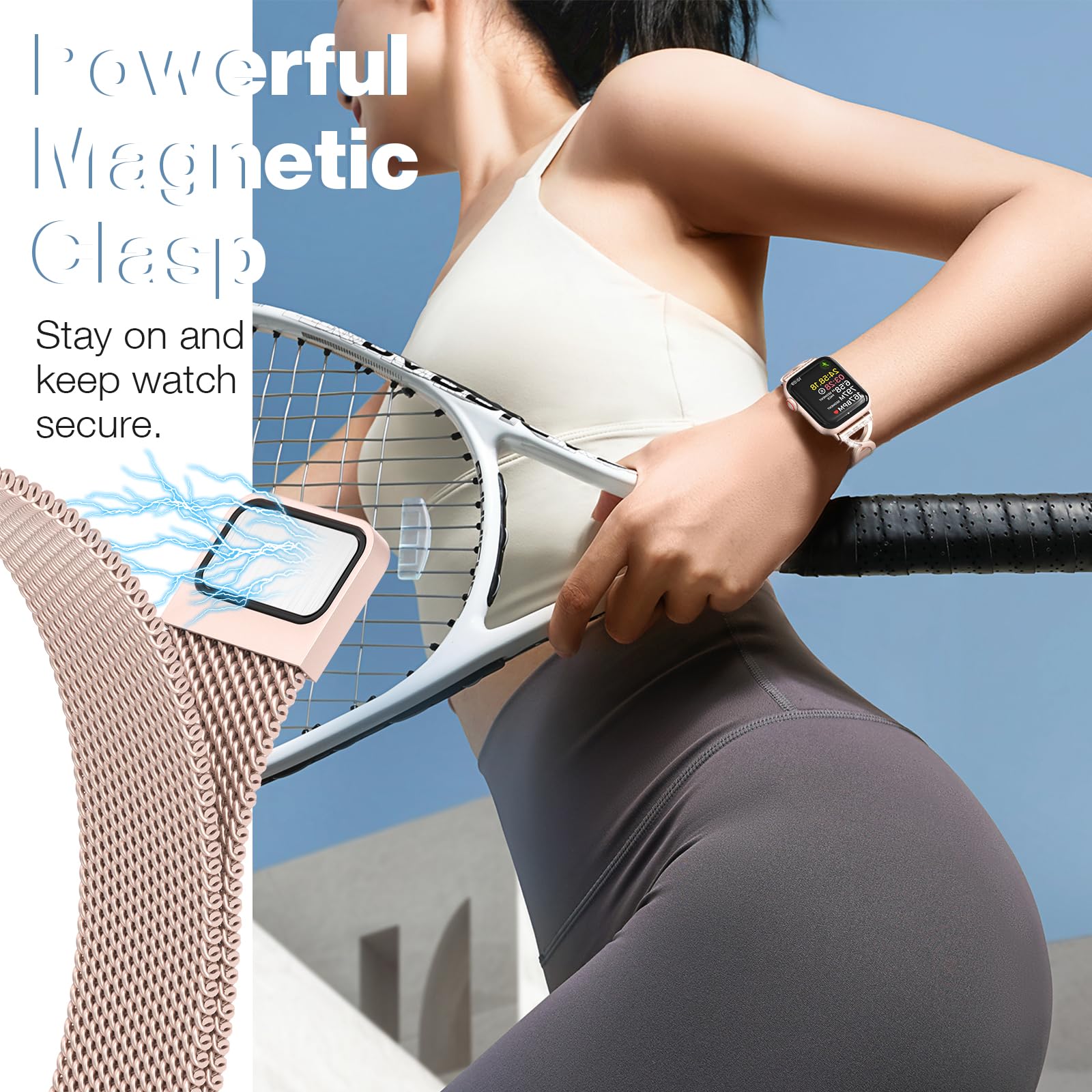 Foto 7 pulgar | Correa Brg para Apple Watch de 41 mm-Venta Internacional