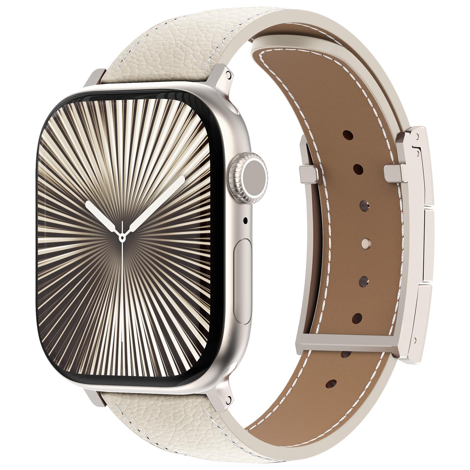Foto 2 pulgar | Correa de Piel para Apple Watch-Venta Internacional
