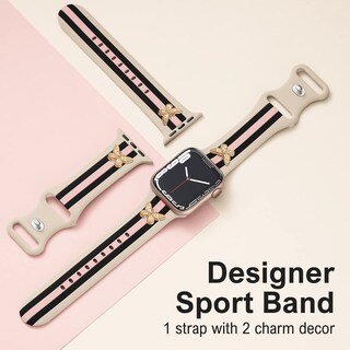 Foto 3 | Correa Bagoplus Designer Silicone para Apple Watch - Venta Internacional