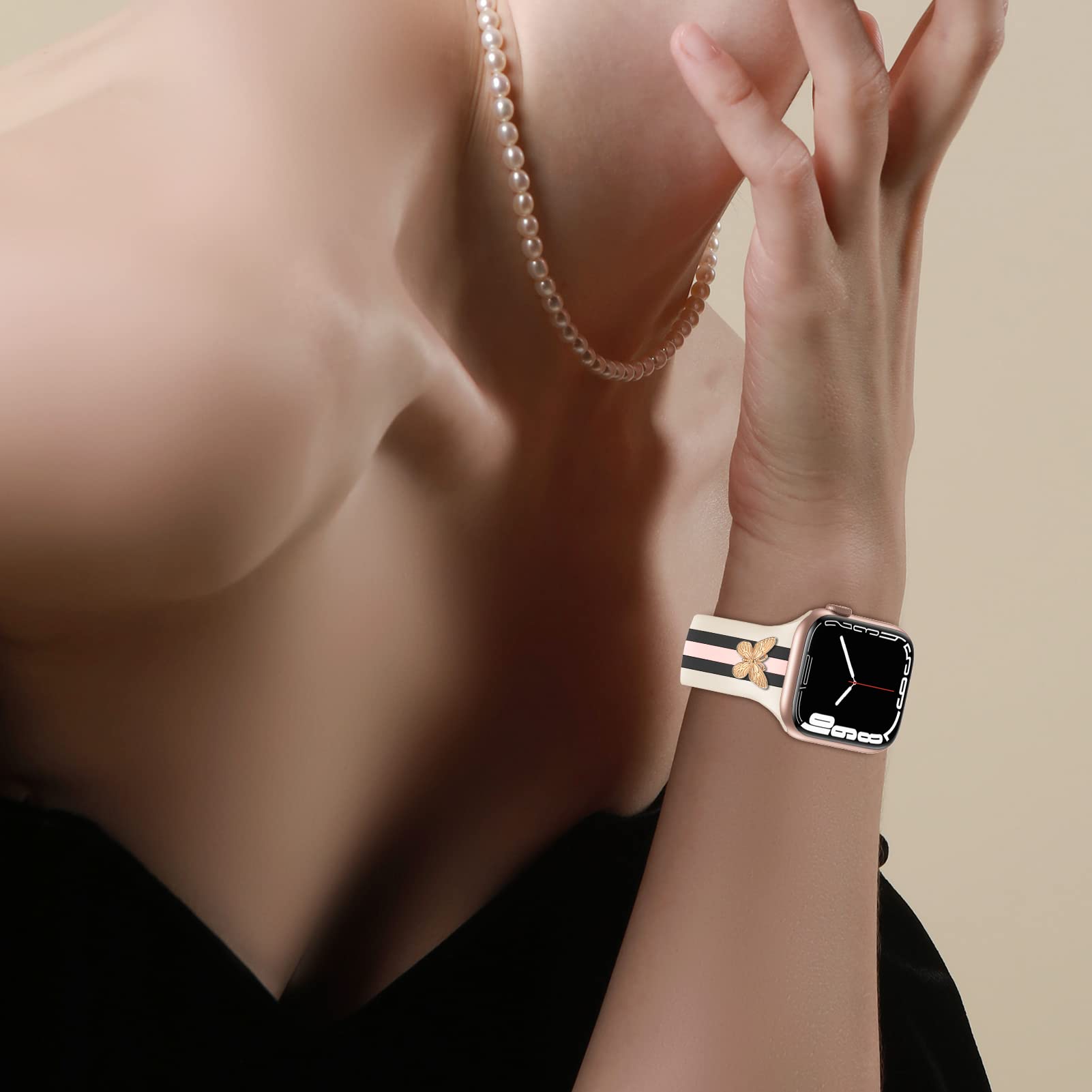 Foto 4 | Correa Bagoplus Designer Silicone para Apple Watch - Venta Internacional