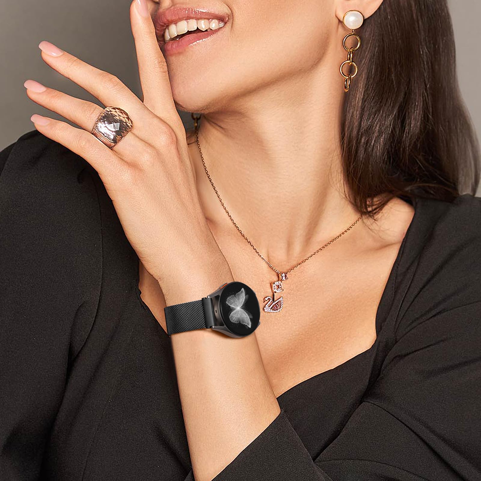 Foto 2 | Correa Geak Metal Milanese Loop para Galaxy Watch - Venta Internacional