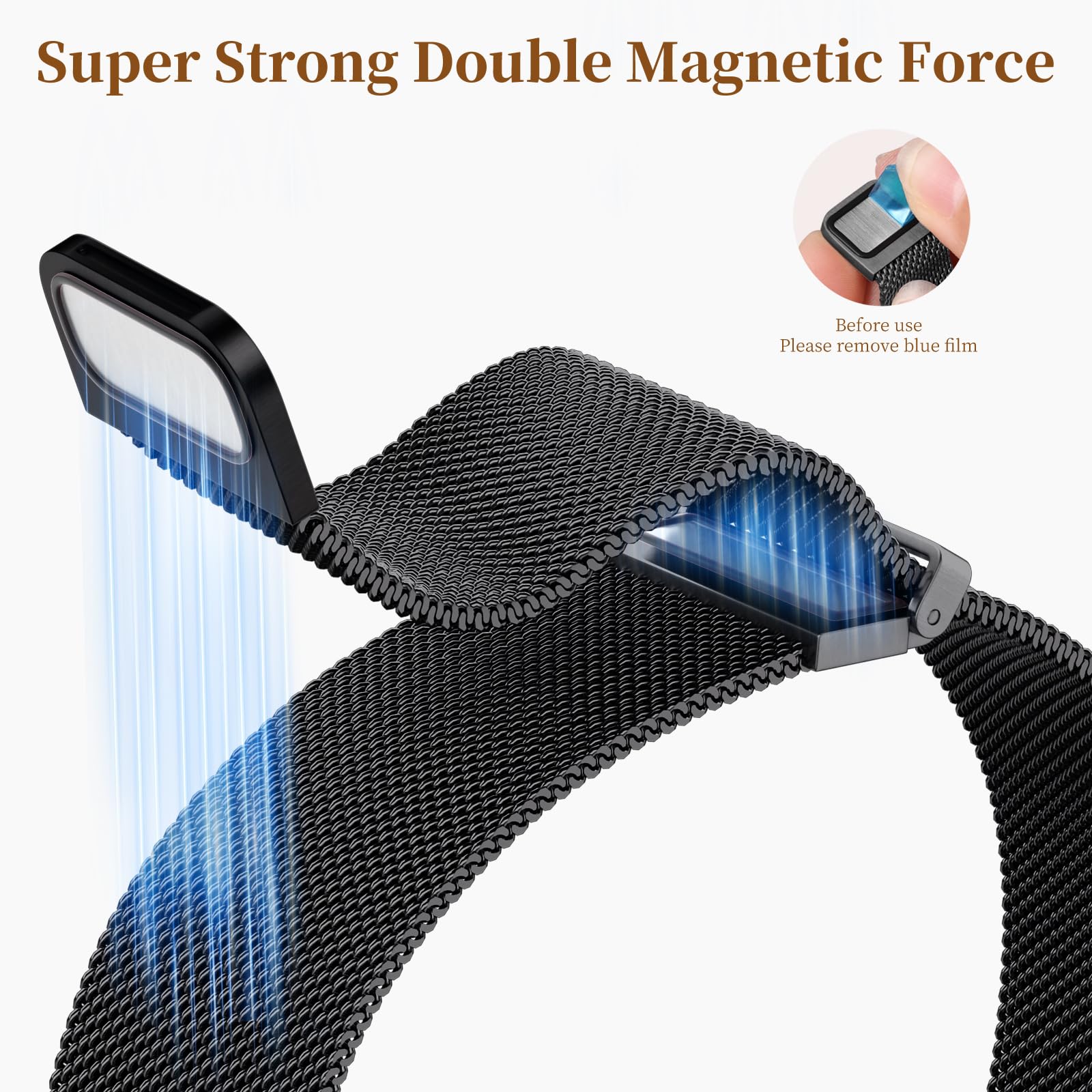 Foto 3 | Correa Geak Metal Milanese Loop para Galaxy Watch - Venta Internacional