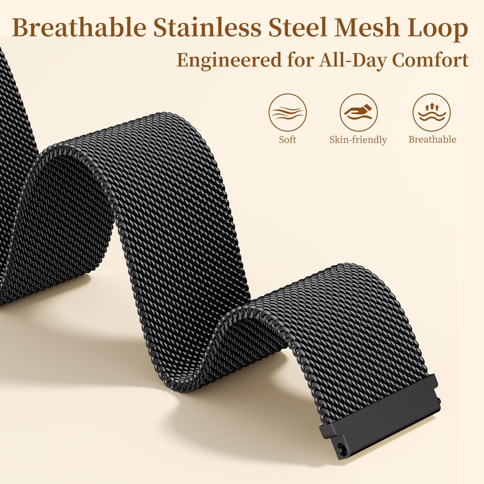 Foto 4 | Correa Geak Metal Milanese Loop para Galaxy Watch - Venta Internacional