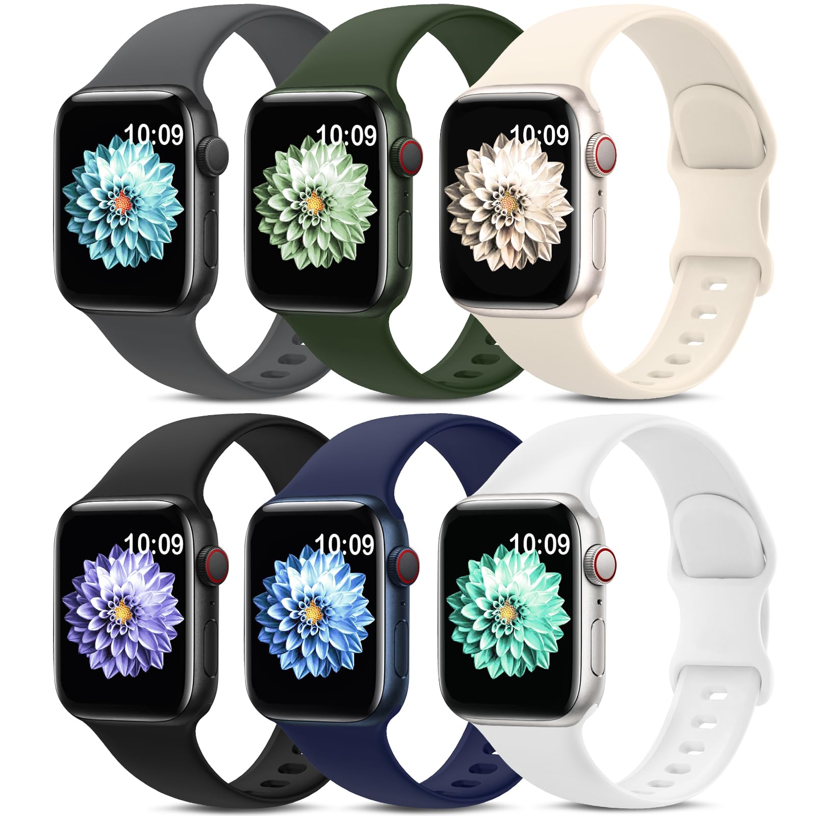 Foto 2 pulgar | Correas Amsky para Apple Watch 6 Unidades - Venta Internacional