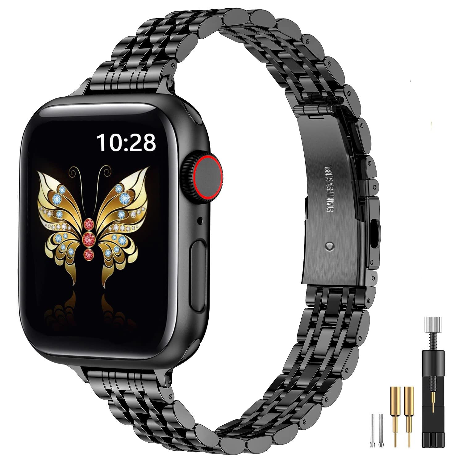 Foto 2 pulgar | Correa de Metal Miohhr para Apple Watch - Venta Internacional