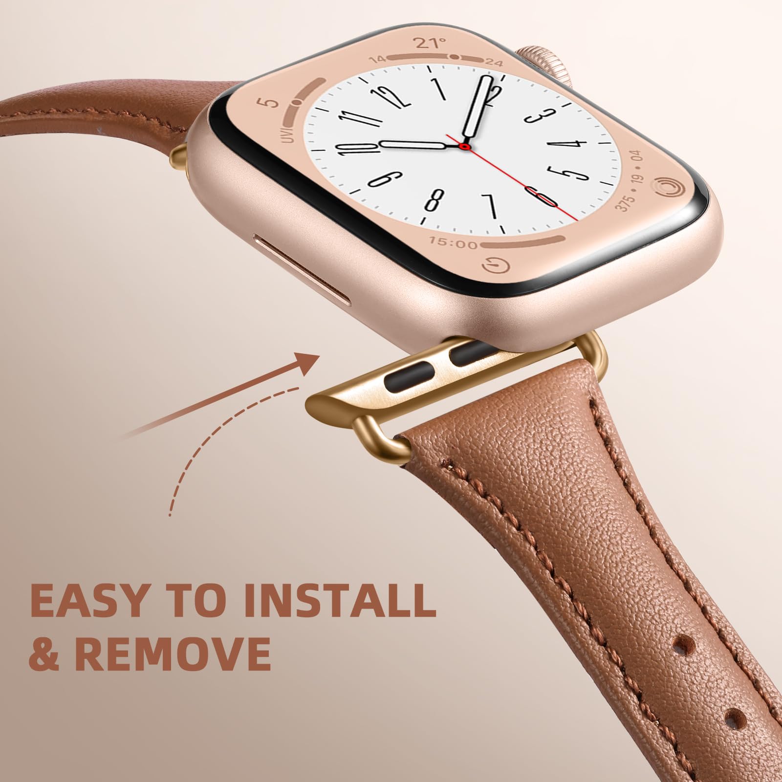 Foto 4 pulgar | Correa Daqin Slim para Apple Watch - Venta Internacional