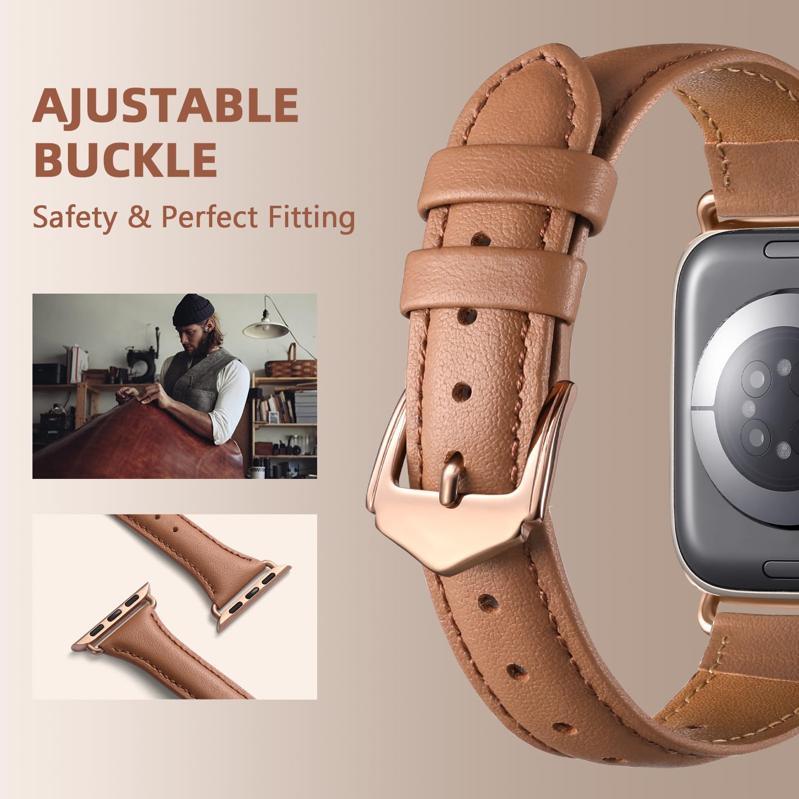 Foto 6 pulgar | Correa Daqin Slim para Apple Watch - Venta Internacional