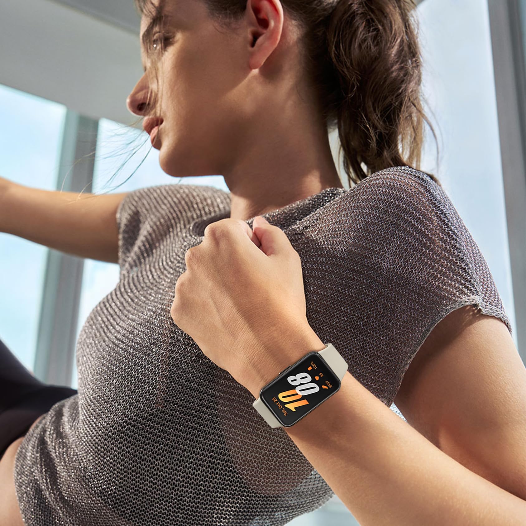 Foto 5 | Paquete De 5 Correas De Silicona Compatibles Con Samsung Galaxy Fit 3 - Venta Internacional.