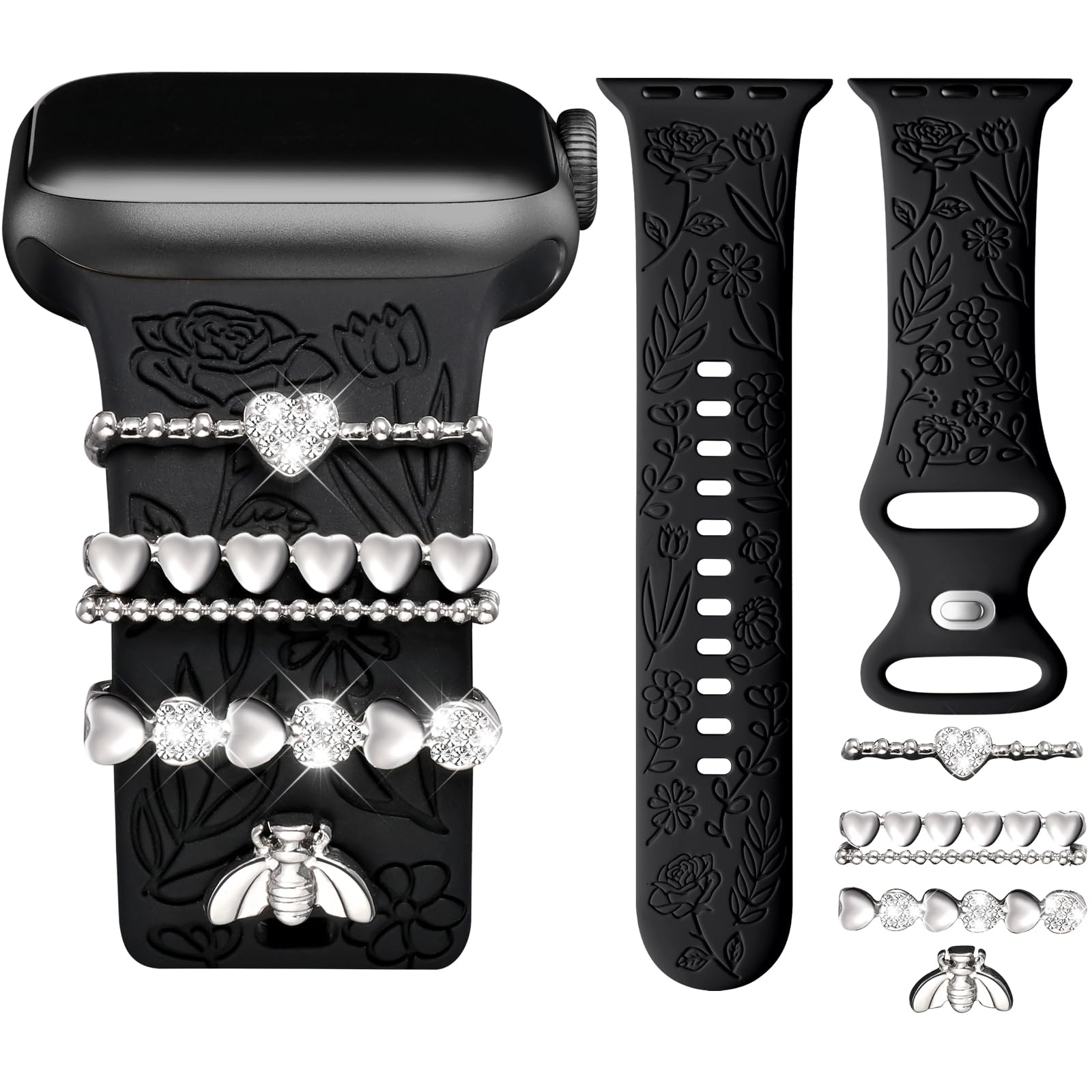 Foto 2 pulgar | Correa DaQin Negra para Apple Watch 40 mm - Venta Internacional
