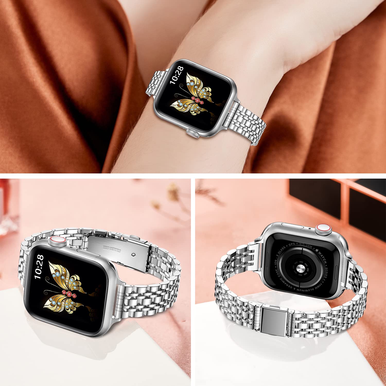 Foto 2 | Correa Miohhr para Apple Watch de 42 mm-Venta Internacional