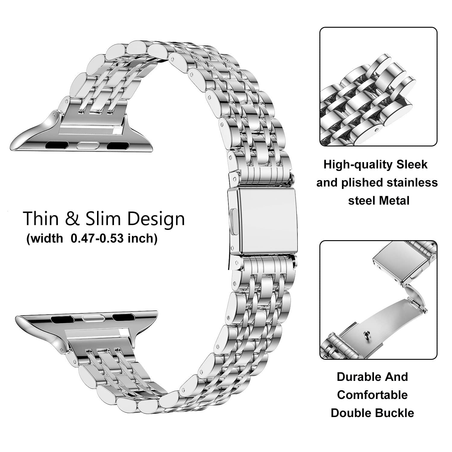 Foto 4 pulgar | Correa Miohhr para Apple Watch de 42 mm-Venta Internacional