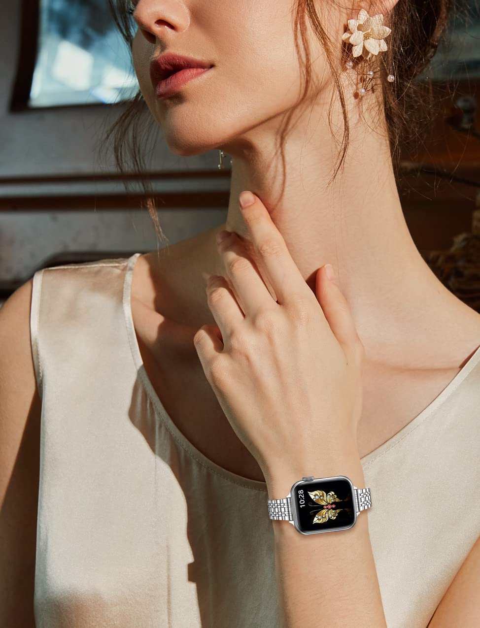 Foto 7 pulgar | Correa Miohhr para Apple Watch de 42 mm-Venta Internacional