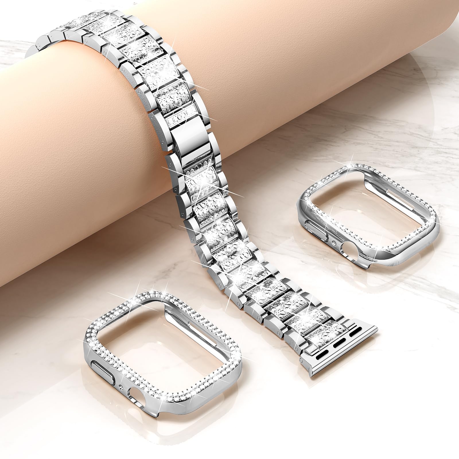 Foto 5 pulgar | Correa De Reloj Mosonio Compatible Con Apple Series 9/8/7 De 41 Mm - Venta Internacional.