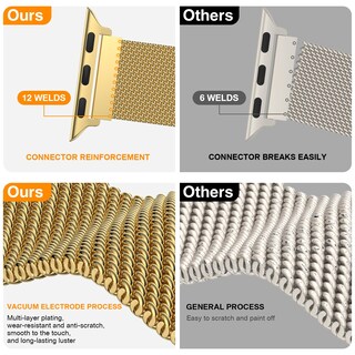 Foto 2 | Correas Belongme 3 Piezas para Apple Watch-Venta Internacional