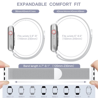 Foto 5 | Correas Belongme 3 Piezas para Apple Watch-Venta Internacional
