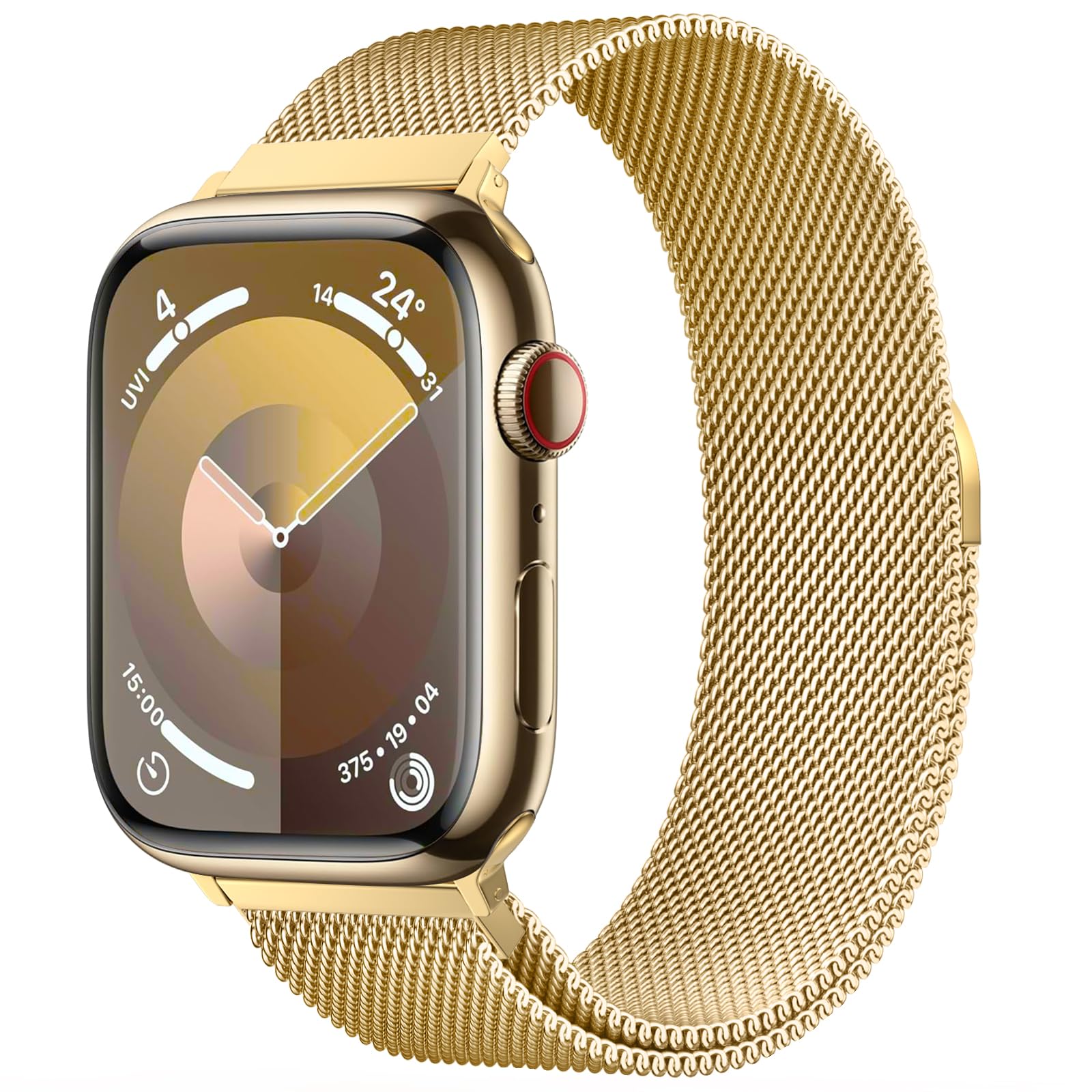 Foto 2 pulgar | Correa De Reloj Brg Milanese Loop De Acero Inoxidable 38-49 Mm Apple - Venta Internacional.