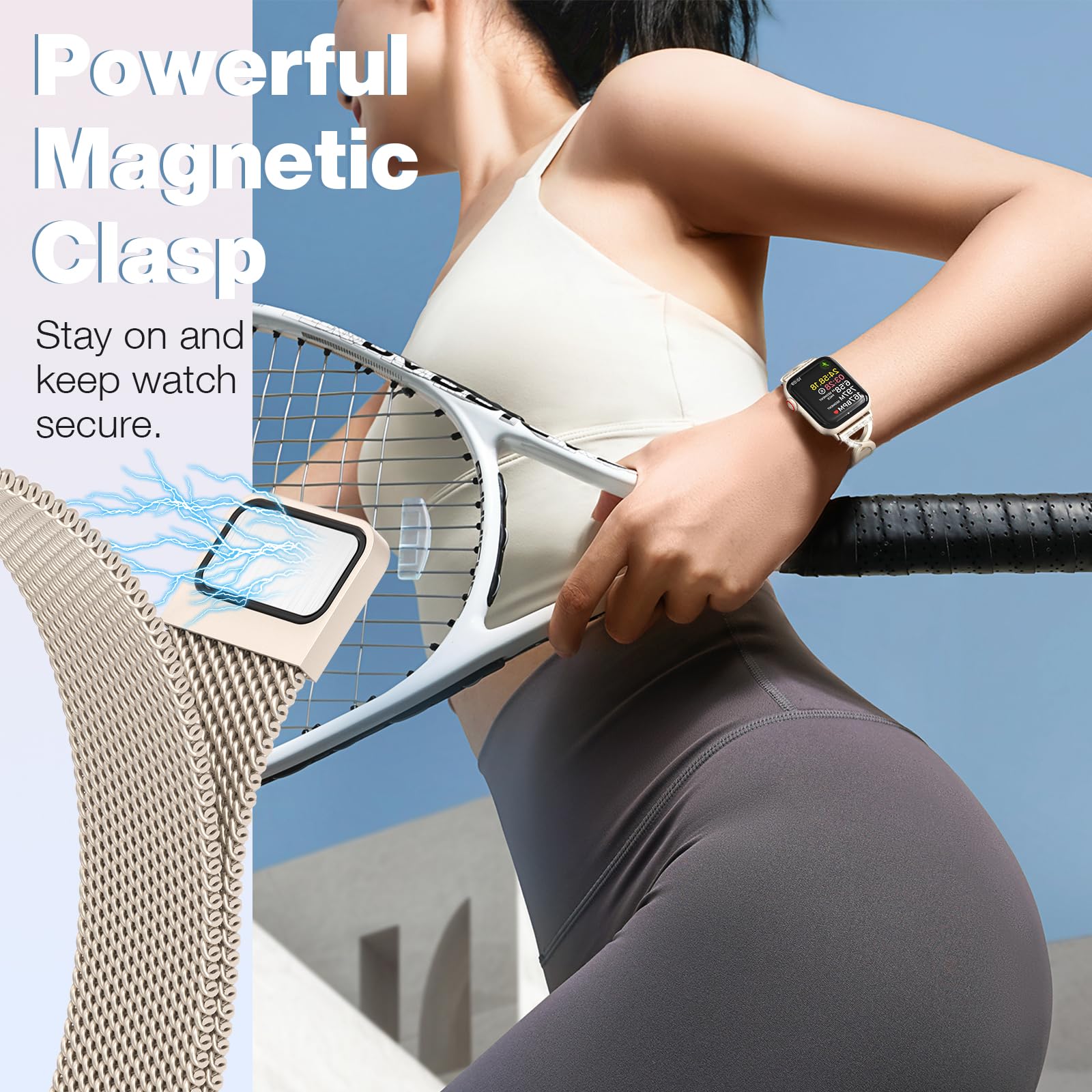 Foto 7 pulgar | Correa Brg para Apple Watch de 46 mm-Venta Internacional
