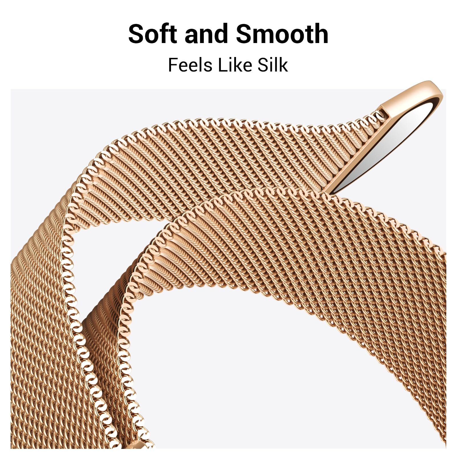 Foto 3 pulgar | Correa Wanliss Metal Milanese Loop para Apple Watch - Venta Internacional